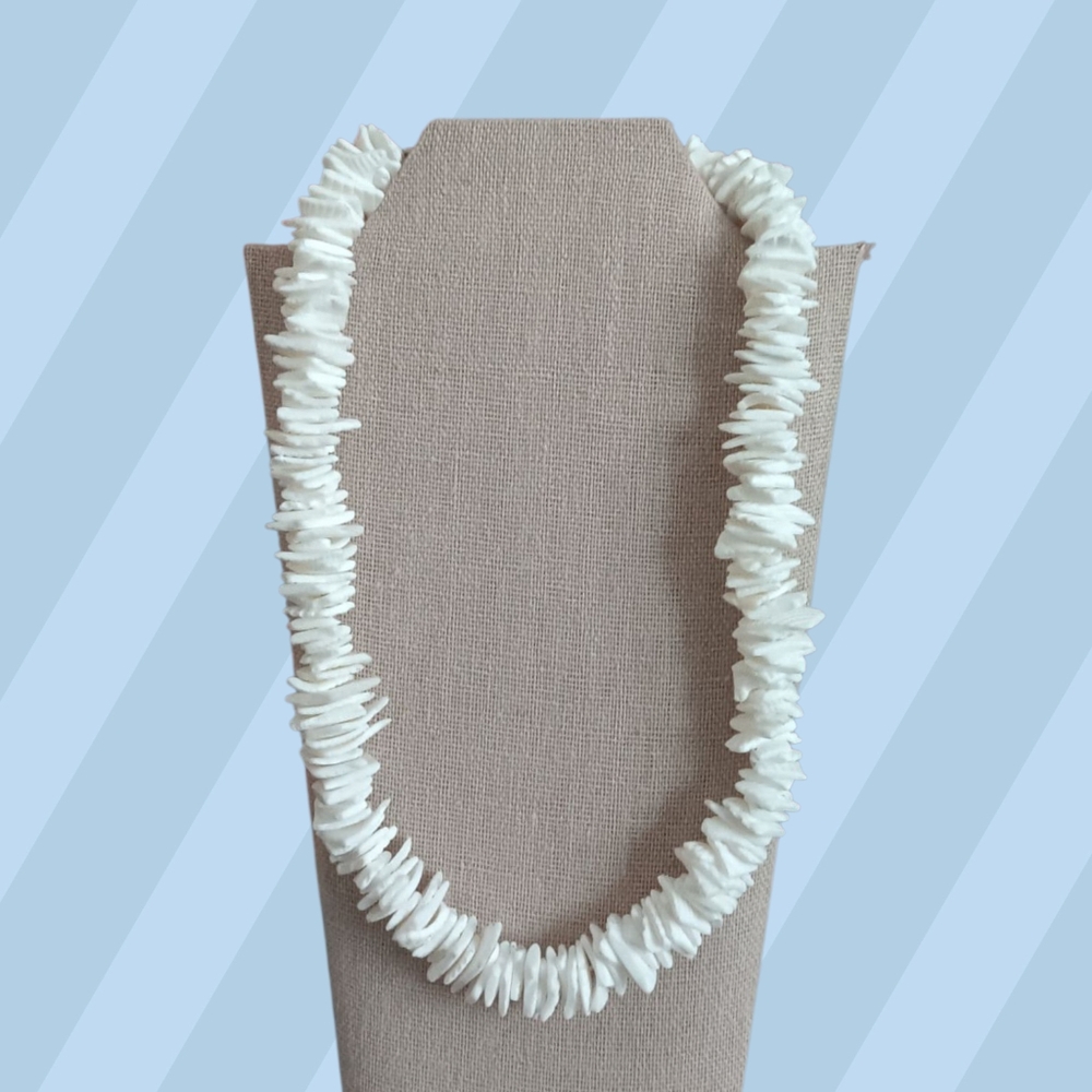 Puka Shell Necklace in White